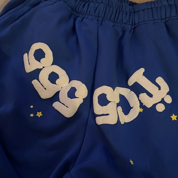 Spider Worldwide TC5-555 Sweatpant Blue size small - Picture 3 of 5